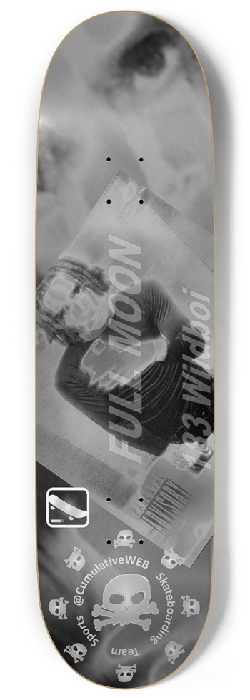 FULL MOON COVER ART WORK 9 Inch Skateboard