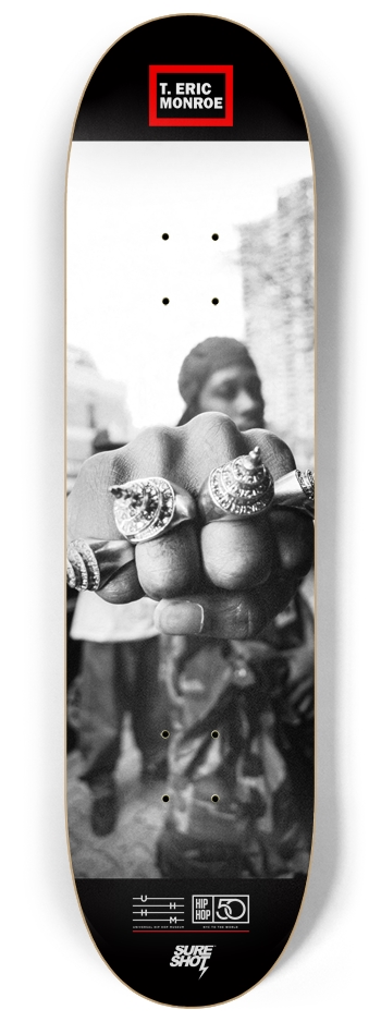 RZA Rings Skateboard by T. Eric Monroe 8-1/4 Skateboard Deck