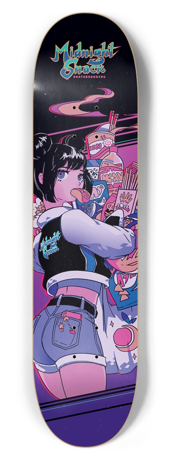 Anime Girl with a Glizzy - 7.75 Version 7-3/4 Skateboard Deck