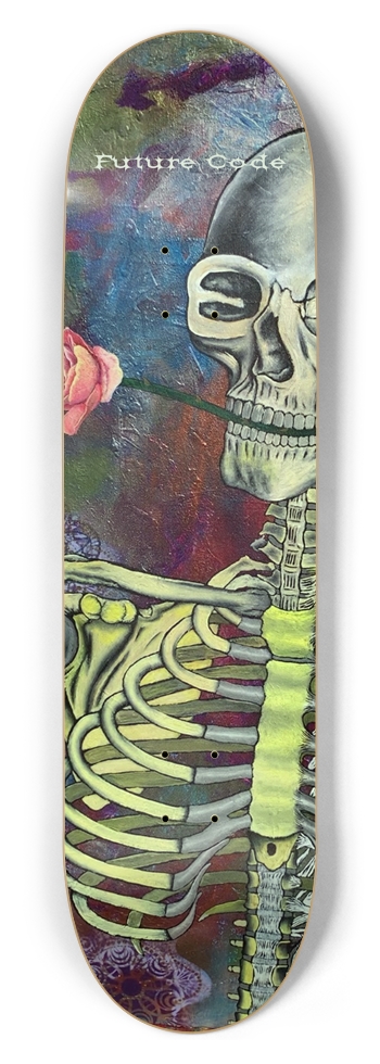 Till Death - Glow in the Dark W 8.5” 8-1/2 Skateboard Deck