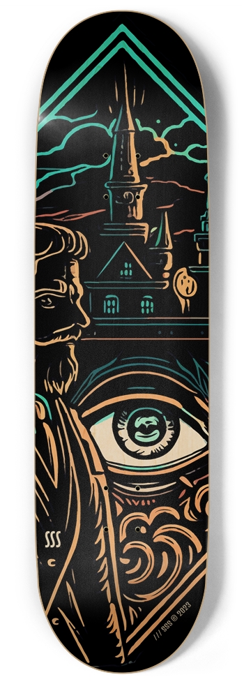 SSS UNKNOWN PHILOSOPHER 04 /// NATURAL 9 Inch Skateboard