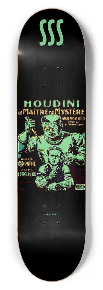 SSS MAGIK 02 /// GLOW N DARK 8-1/2 Skateboard Deck