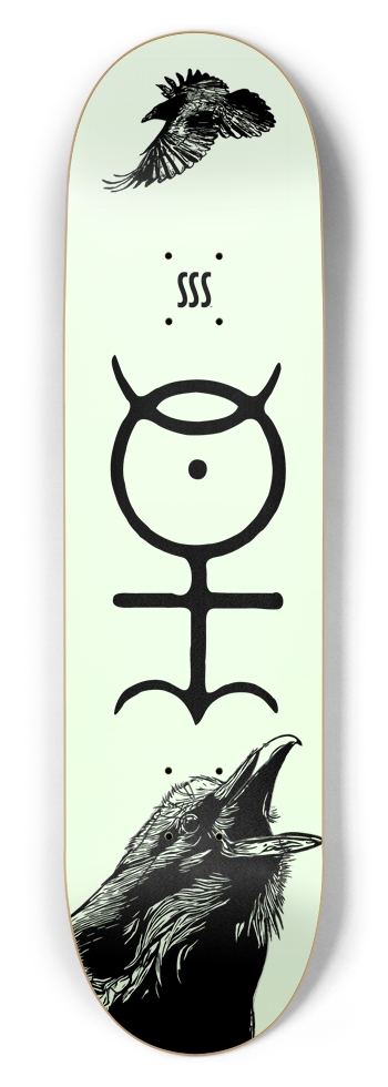 SSS AS ABOVE SO BELOW 01 /// GLOW N DARK 8-1/2 Skateboard Deck