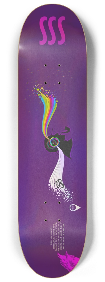 SSS AS ABOVE SO BELOW 05 /// HOLOGRAPHIC 8-1/4 Skateboard Deck