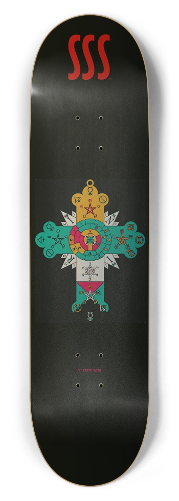 SSS ROSY+CROSS 05 /// FOIL 8-1/2 Skateboard Deck