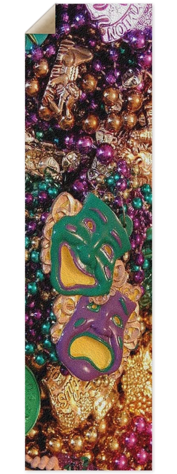 Mardi Gras Krewe Beads Custom Griptape 9 x 33 Inch Griptape