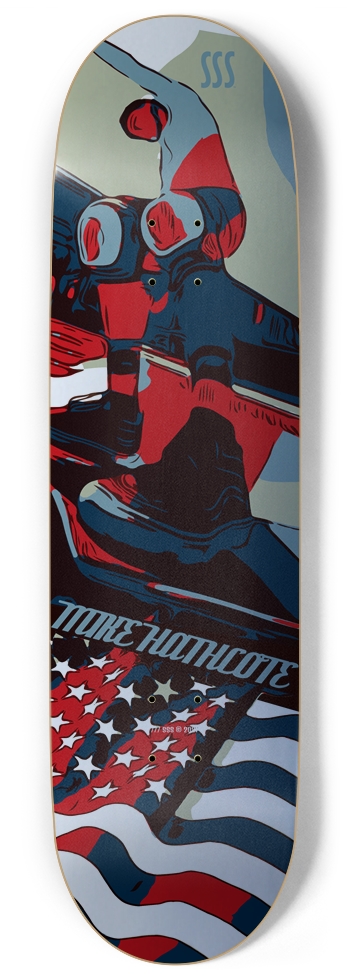 /// SSS OG MIKE HATHCOTE 02 /// FOIL 9 Inch Skateboard