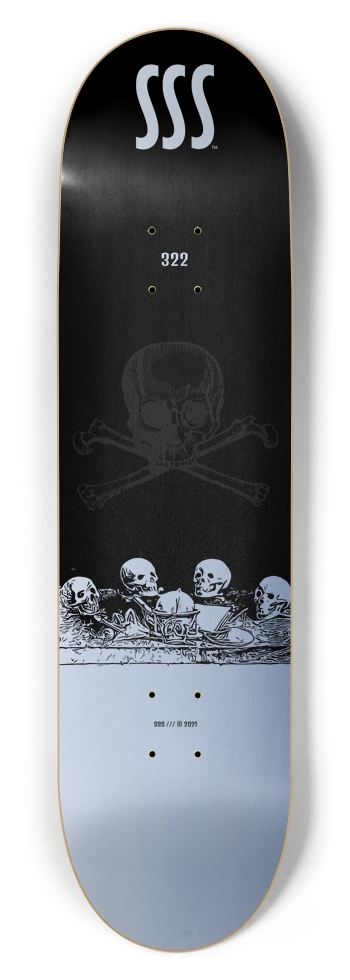 SSS SKULL N BONES 06 /// FOIL SILVER