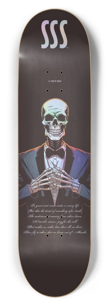 SSS FREEMASONIC 07 /// HOLOGRAHIC 8-1/2 Skateboard Deck