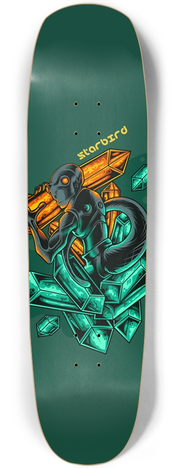 Crystal Harvest Skateboard Square Nose