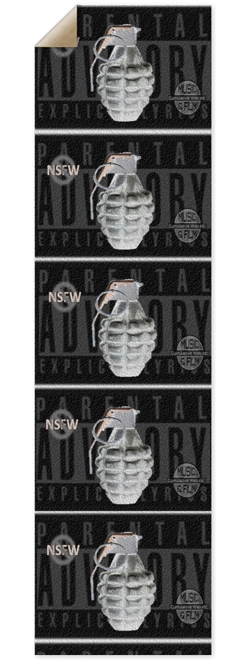 NSFW (Not Safe For Work alt cover art) Griptape 9 x 33 Inch Griptape
