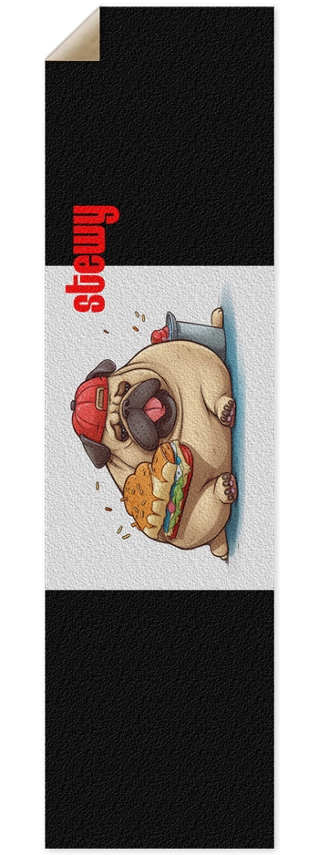 Stewy fatpooch 9 x 33 Inch Griptape