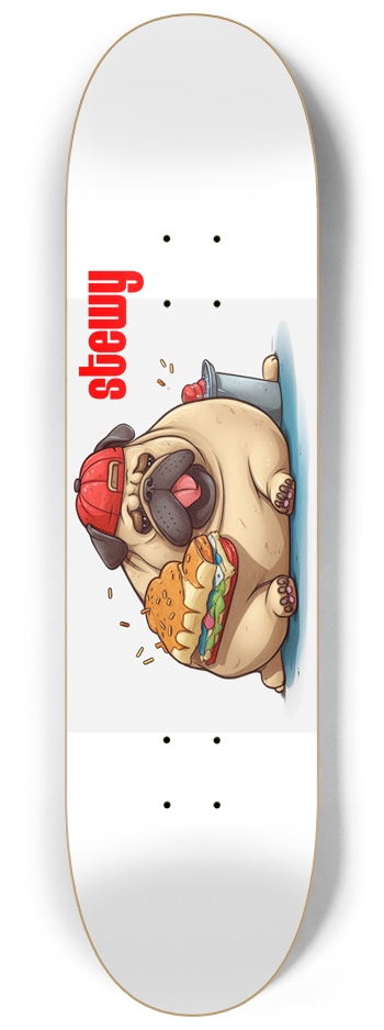 Stewy fatpooch 8-1/4 Skateboard Deck