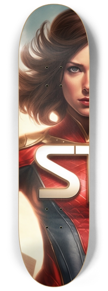 Stewy superhero June front 8-1/4 Skateboard Deck