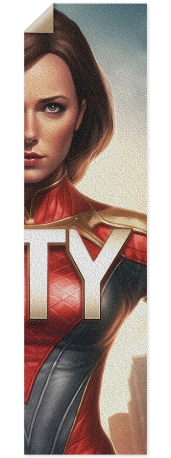 Stewy superhero June front 9 x 33 Inch Griptape