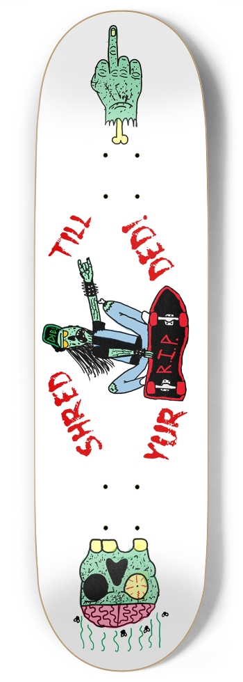 zombie deck 9 Inch Skateboard