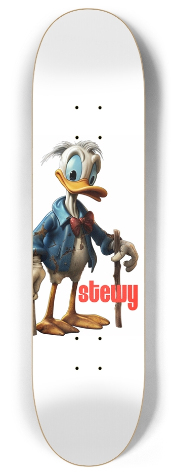 Stewy Old Duck 8 Inch Skateboard Deck