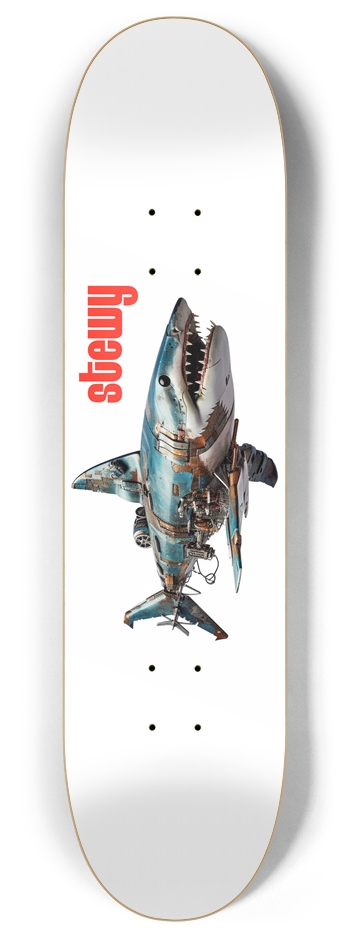 Stewy Swimbuddy 8 Inch Skateboard Deck