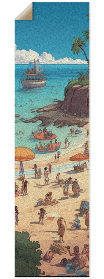 Stewy Beach 9 x 33 Inch Griptape
