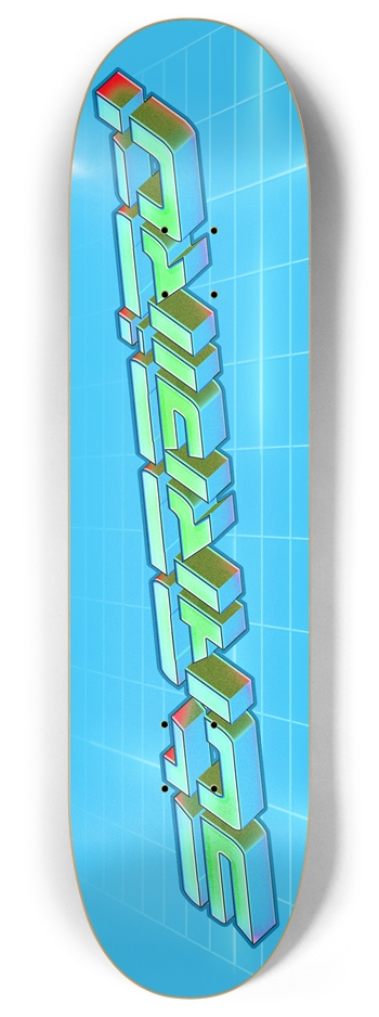 Starbird 3D Logo Skateboard 8 Inch Skateboard Deck