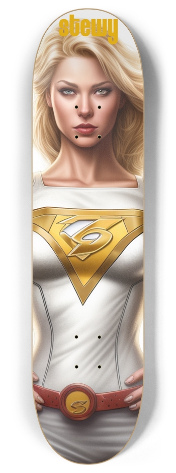 Stewy superhero Jennifer 8 Inch Skateboard Deck