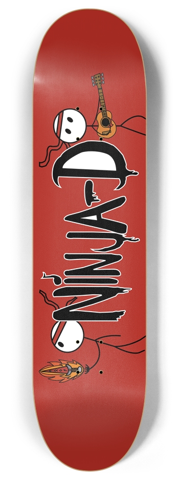 David 8 Inch Skateboard Deck