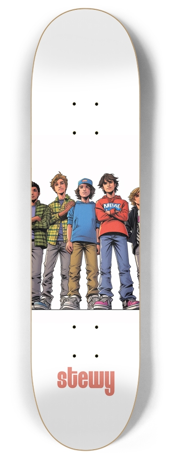 Stewy mates 8 Inch Skateboard Deck
