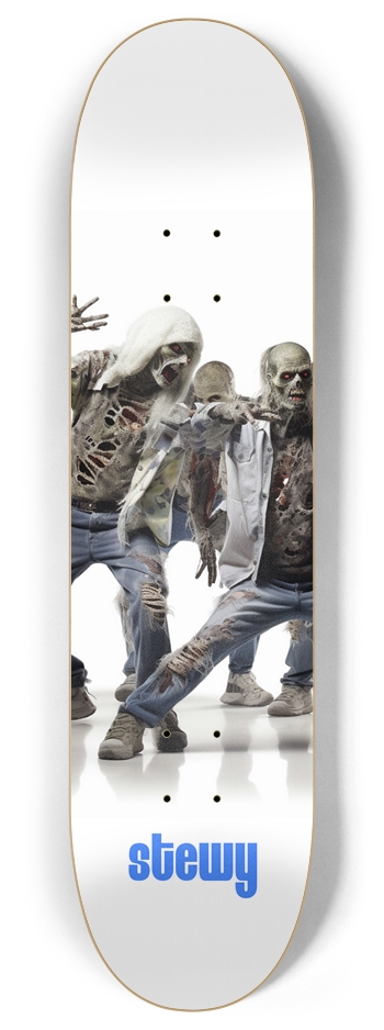 Zombie Hip-hop 8 Inch Skateboard Deck