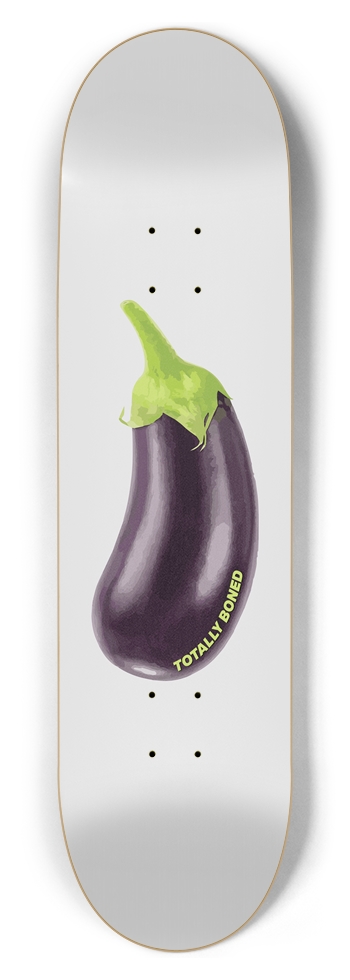 Totally Boned Aubergine Pure 8-1/2 Skateboard Deck