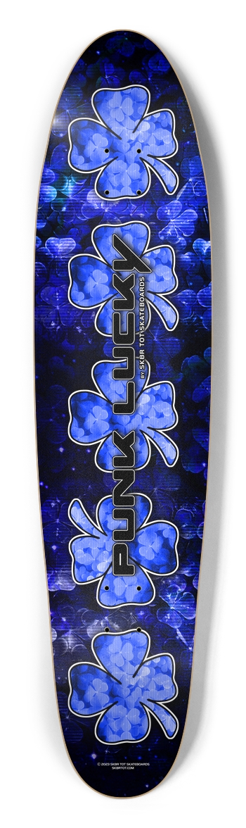 Punk Lucky - Glacier Blue Longboard Longboard Shape