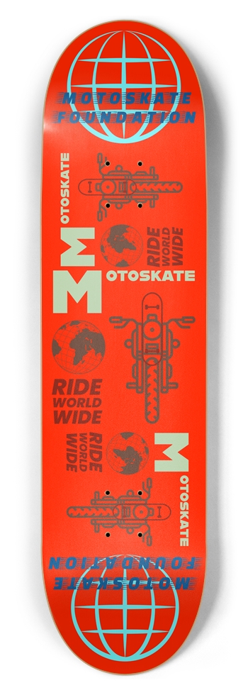 Voyager Badge 8-1/2 Skateboard Deck