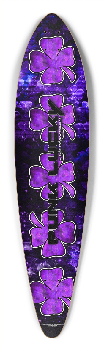 Punk Lucky - Grape Soda Pintail Pintail Longboard