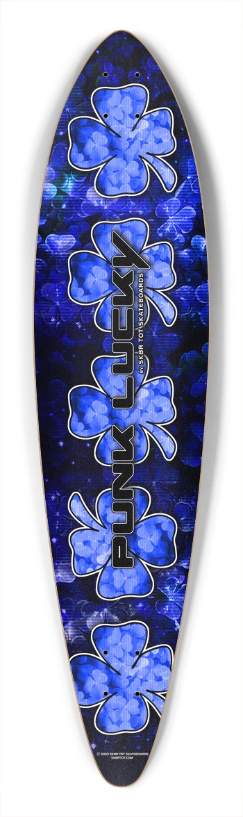 Punk Lucky - Glacier Blue Pintail Pintail Longboard