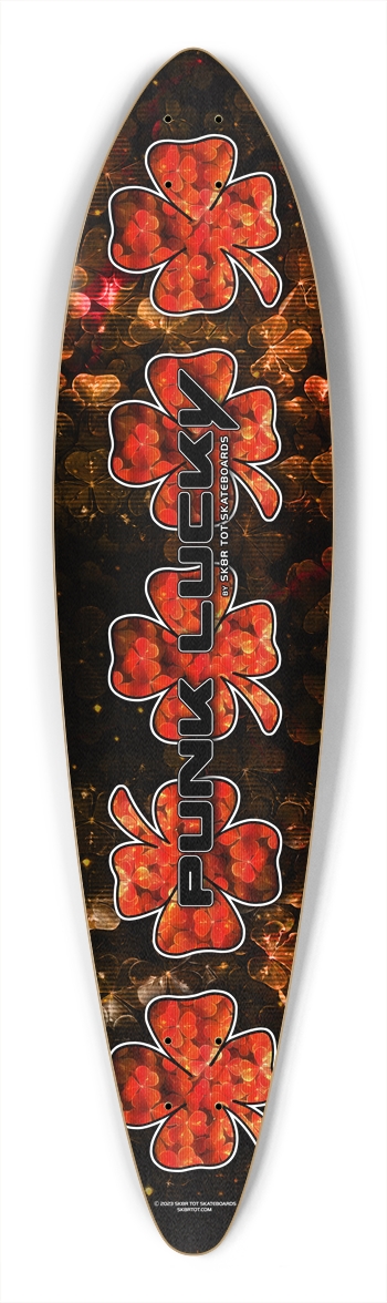 Punk Lucky - Lava Pintail Pintail Longboard