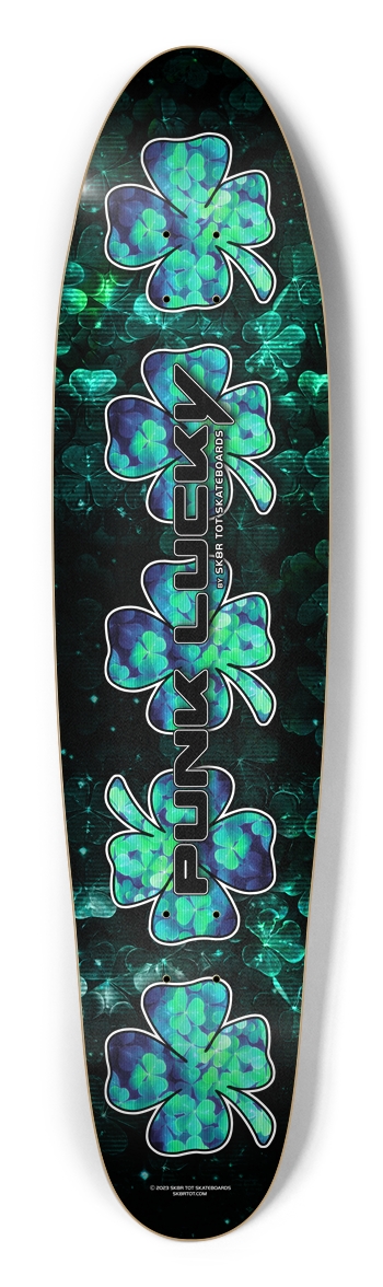 Punk Lucky - Sea Foam Longboard Longboard Shape