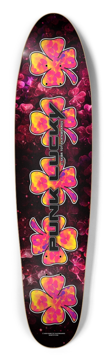 Punk Lucky - Hotter Pink Longboard Longboard Shape