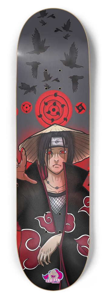 Itachi Rinnegan 8-3/4 Inch Skateboard