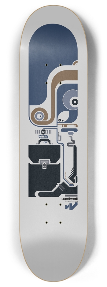 Day in the Machine 8 Inch Skateboard Deck