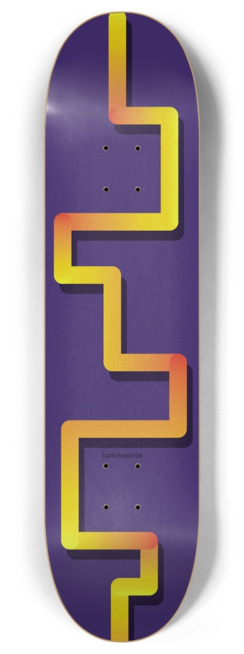 Electric Avenue 8 Inch Skateboard Deck