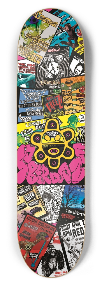 Sober Daze "Early Years" X Fritz Skateboards 8-1/2 Skateboard Deck
