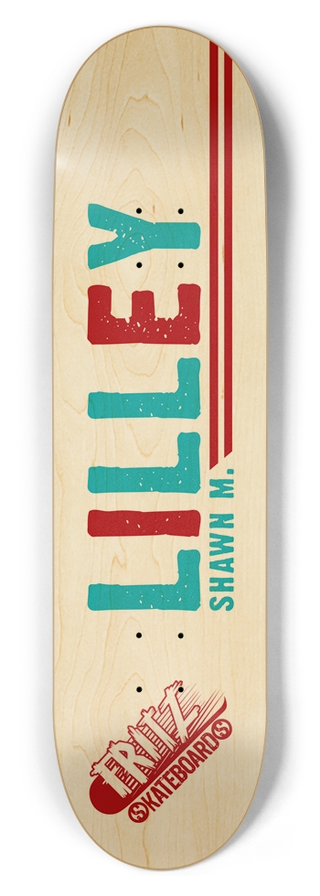 Fritz Skateboards X Shawn M. Lilley 8-1/2 Skateboard Deck