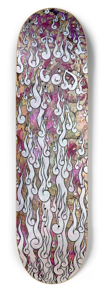 Golden Leaves - W 8.75” x L 33” 8-3/4 Inch Skateboard