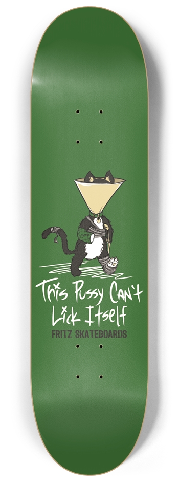 Fritz Skateboards X Tuxedo Cat 8-1/4 Skateboard Deck