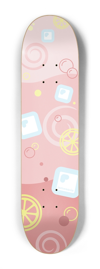 Pink Lemonade 7-1/4 Mini/Kid Skateboard