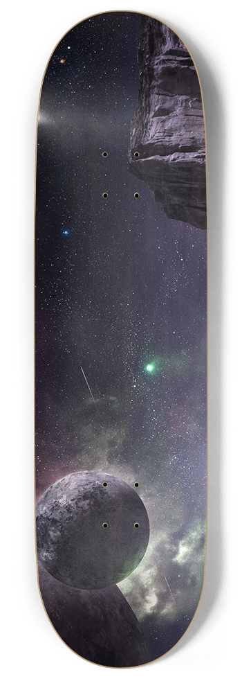 Custom Skateboard Space #0032 9 Inch Skateboard