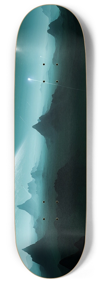 Custom Skateboard Space #0034 9 Inch Skateboard