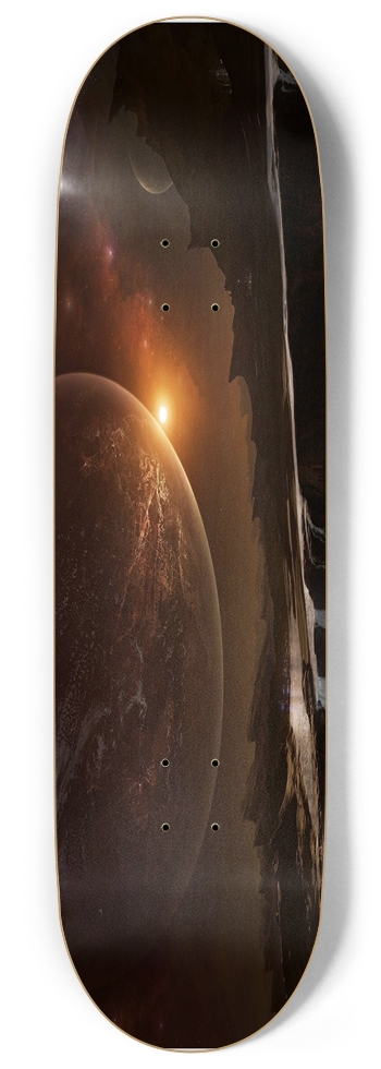 Custom Skateboard Space #0028 9 Inch Skateboard