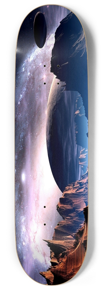 Custom Skateboard Space #0026 9 Inch Skateboard