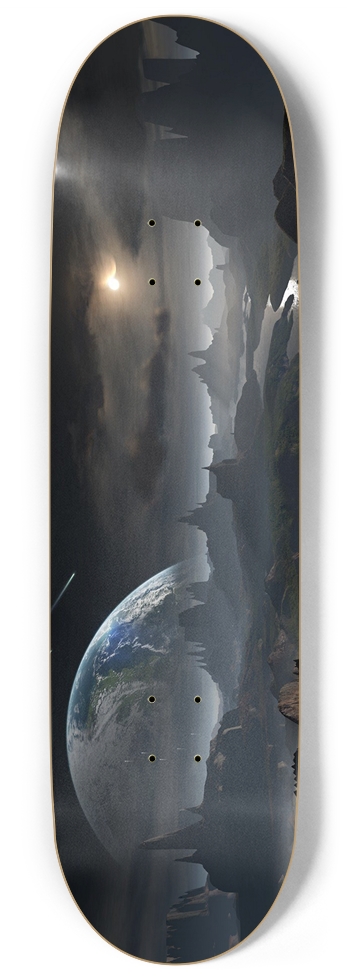 Custom Skateboard Space #0027 9 Inch Skateboard