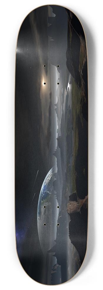 Custom Skateboard Space #0031 9 Inch Skateboard